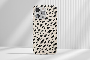 Painted Spots Vector Print