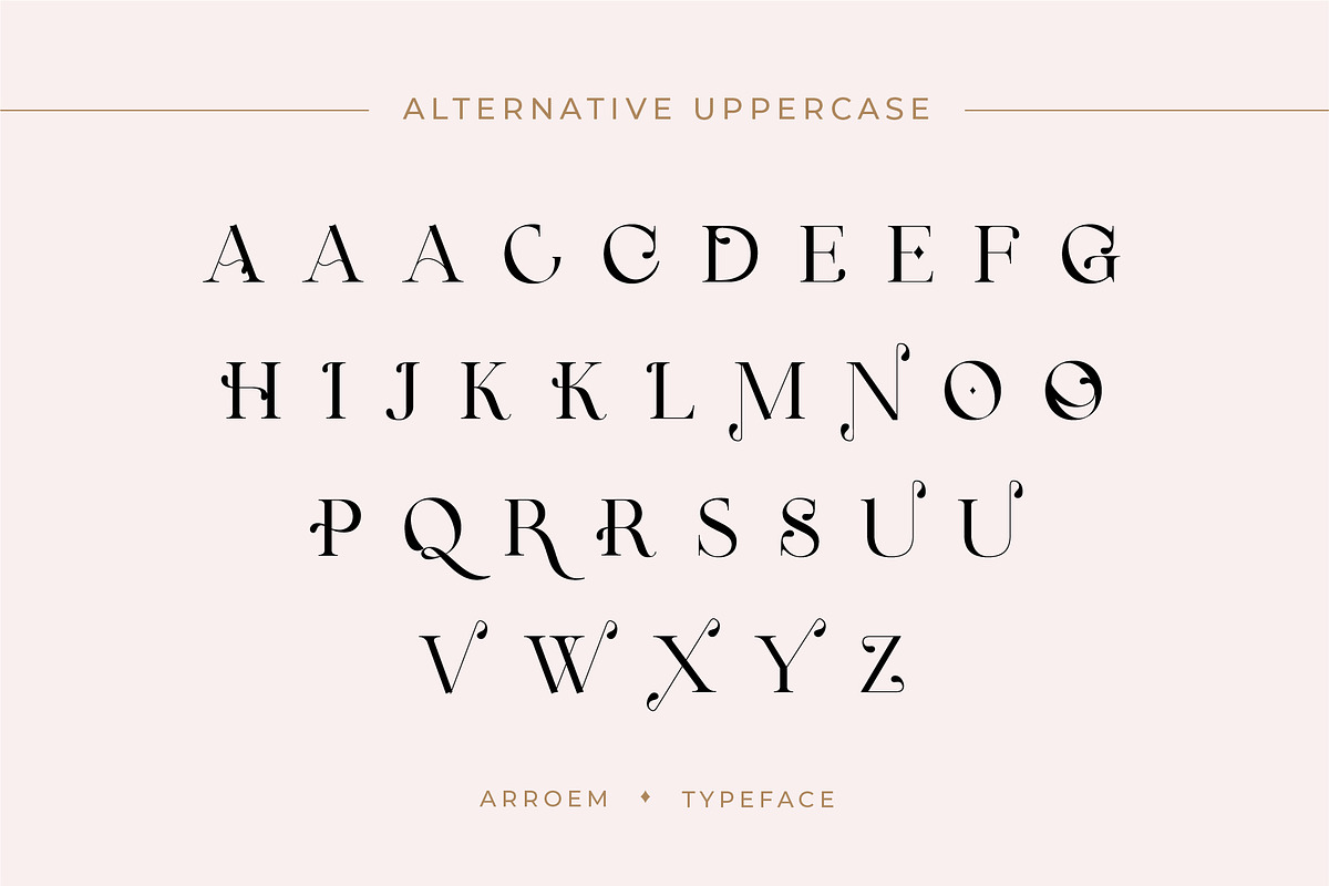 Arroem - Serif Display Font, a Serif Font by Vesvocrea (Photo 13 of 15)