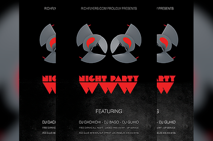 WWW Night Party Flyer