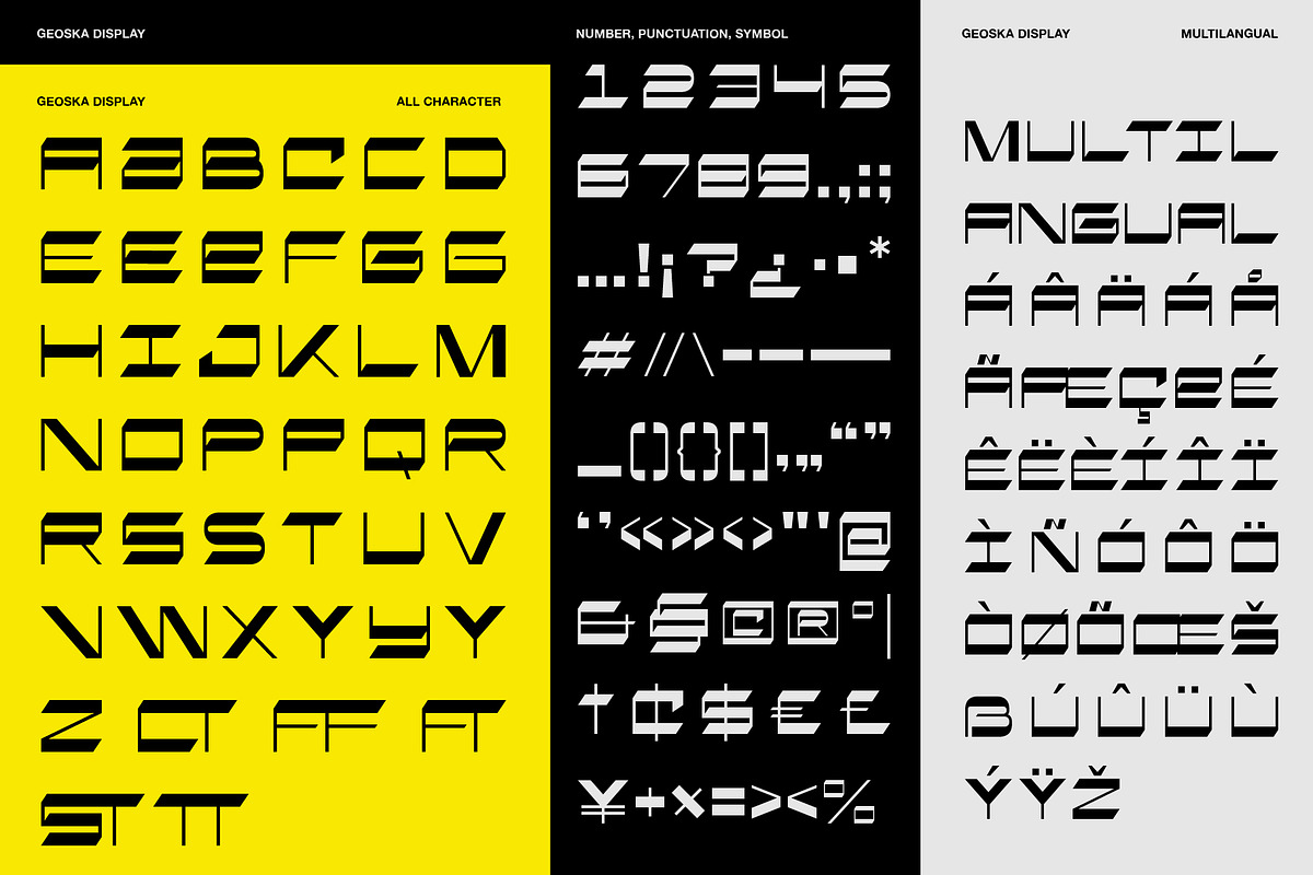 Geoska – Sci-fi Display Font, a Sans Serif Font by Invasi Studio (Photo 10 of 10)