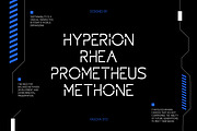 Torizon – Futuristic Sans Serif Type, a Sans Serif Font by Vadovastd (Thumbnail 3 of 7)