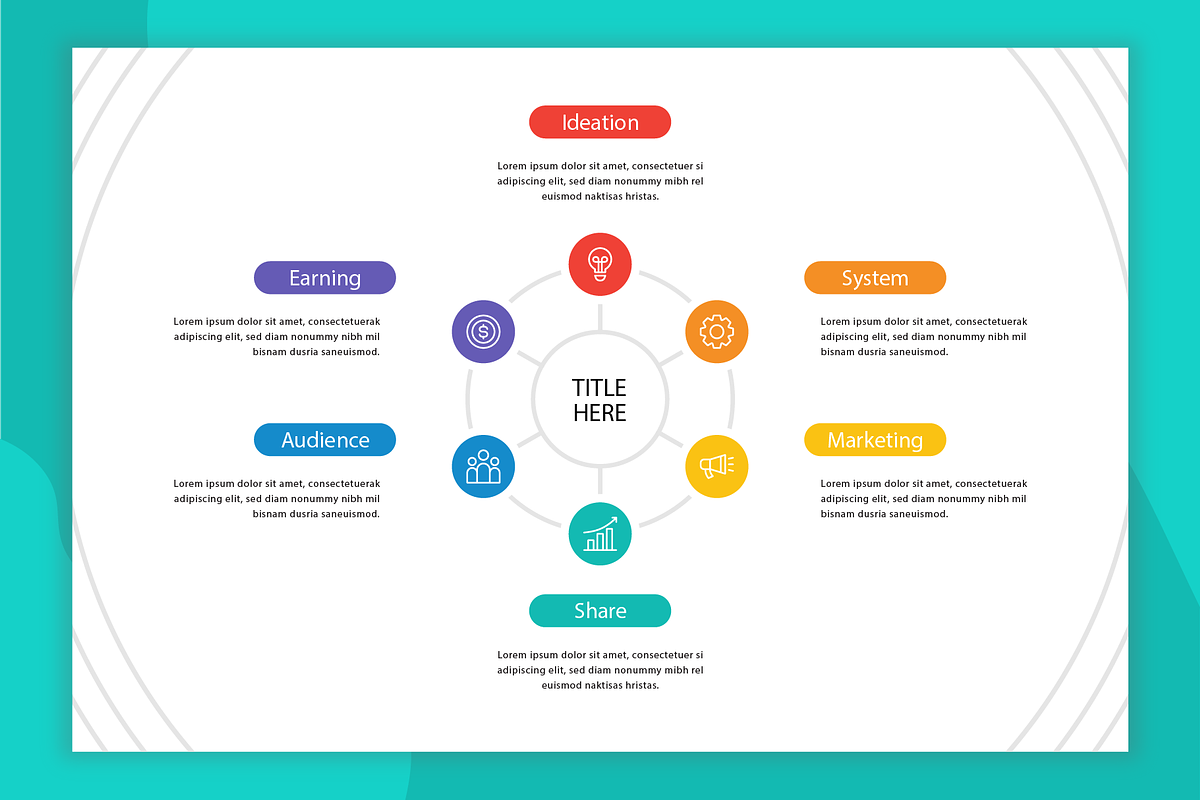 Circle Infographic Template, a Templates & Theme by Bartama Graphic (Photo 3 of 4)