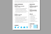 Resume Template, a Resume Template by MightyDesign (Thumbnail 5 of 8)