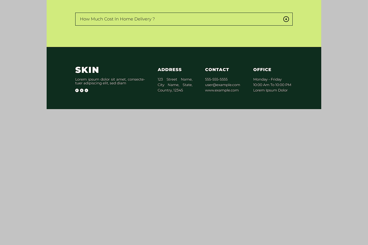 Men Skin Care Products Landing Page, an UI Kit Template by CreativeShaper (Photo 6 of 6)