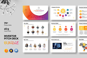 Investor Pitch Deck Bundle, a Presentation Template by White Graphic