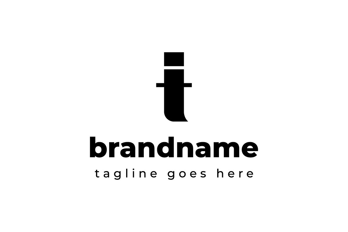 Letters IT Monogram Logo, a Branding & Logo Template by Pray Art Design Studio