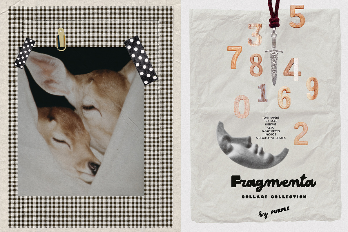 Fragmenta: collage pack, an Object Graphic by Purple (Photo 6 of 11)