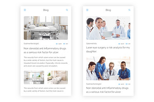 Hospital - Health & Medical Psd App