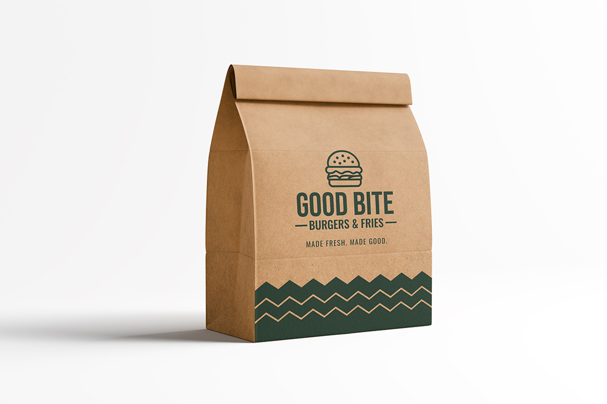 Kraft Paper Bag for Packaging Mockup, a Packaging Mockup by simuradi (Photo 2 of 6)