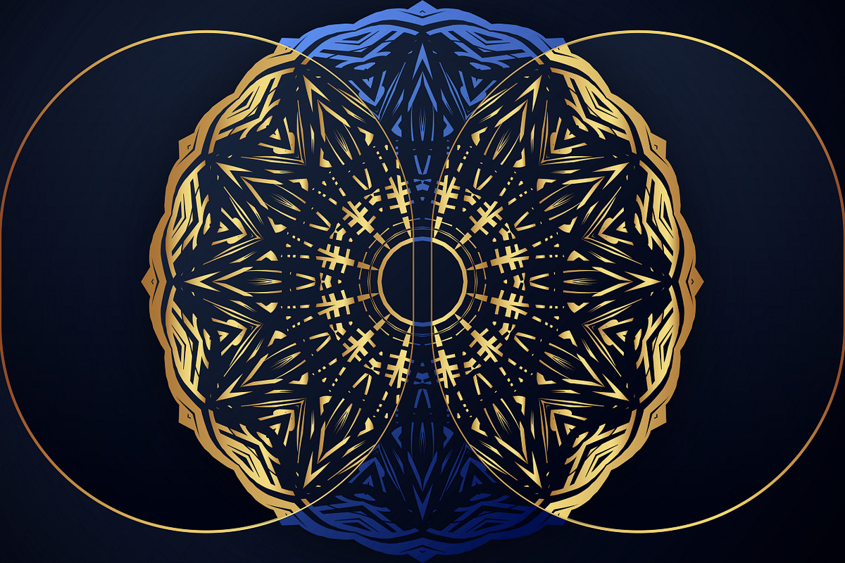 Mandala Ornamental Geometry Bundle, a Background Graphic by NJ Himel (Photo 11 of 92)