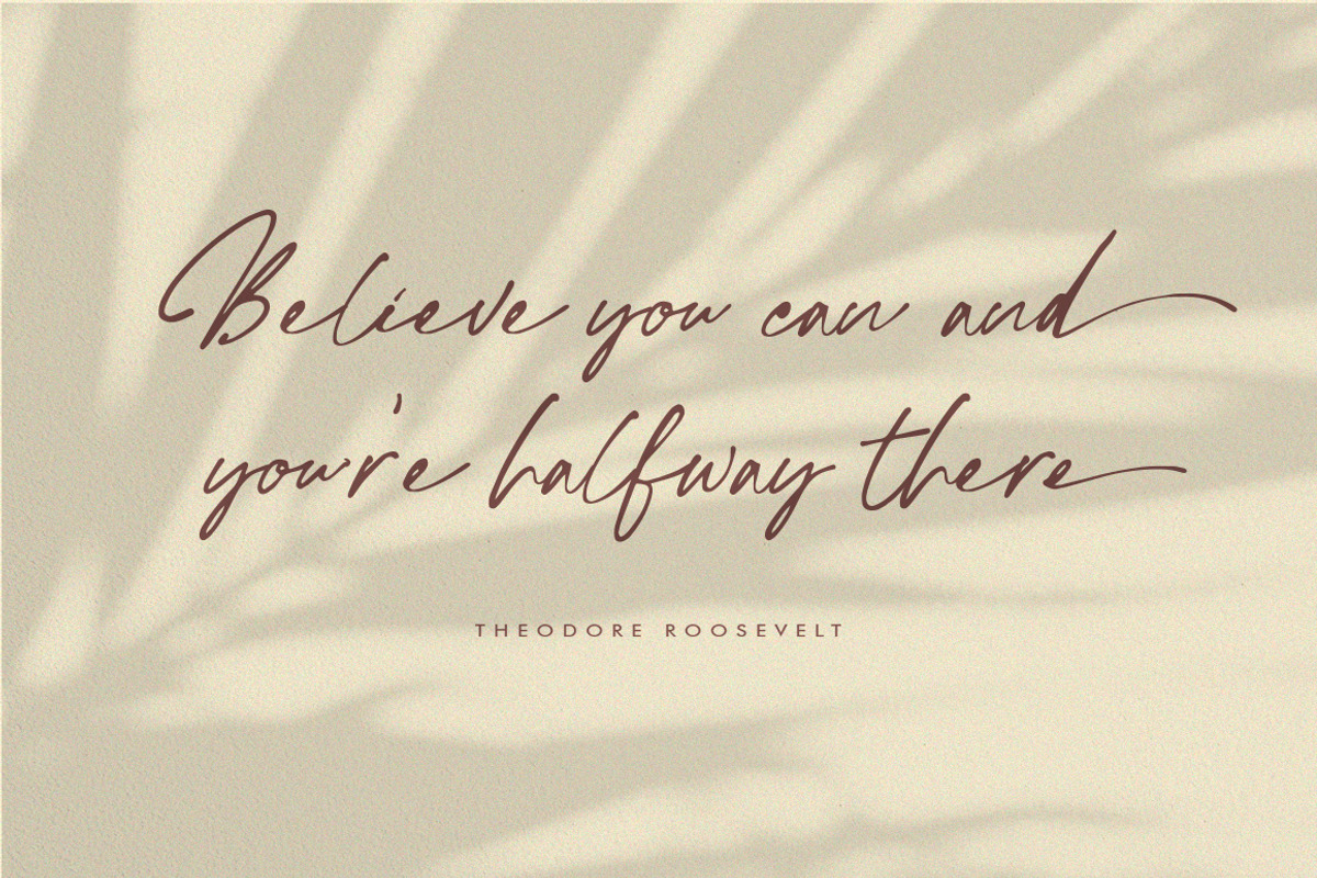 Scoottburg - Modern Calligraphy, a Script Font by Anxiety Studio (Photo 7 of 17)