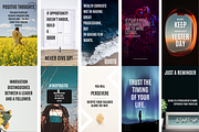 Inspirational Quote Canva Templates, a Social Media Template by Kay Designs (Thumbnail 5 of 7)