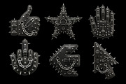 Black Punk Font, a Sans Serif Font by Handmadefont (Thumbnail 10 of 18)