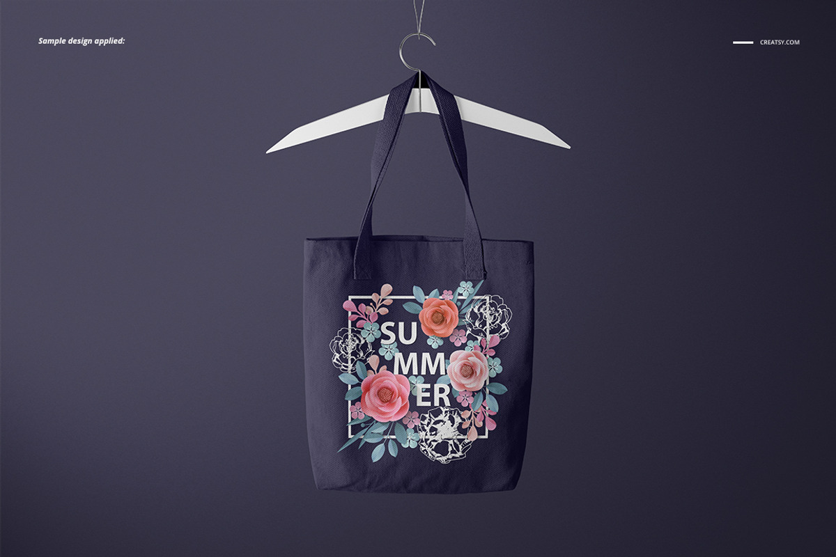 Los Angeles Apparel Tote Bag Mockup, a Merchandise Mockup by creatsy5 (Photo 7 of 11)