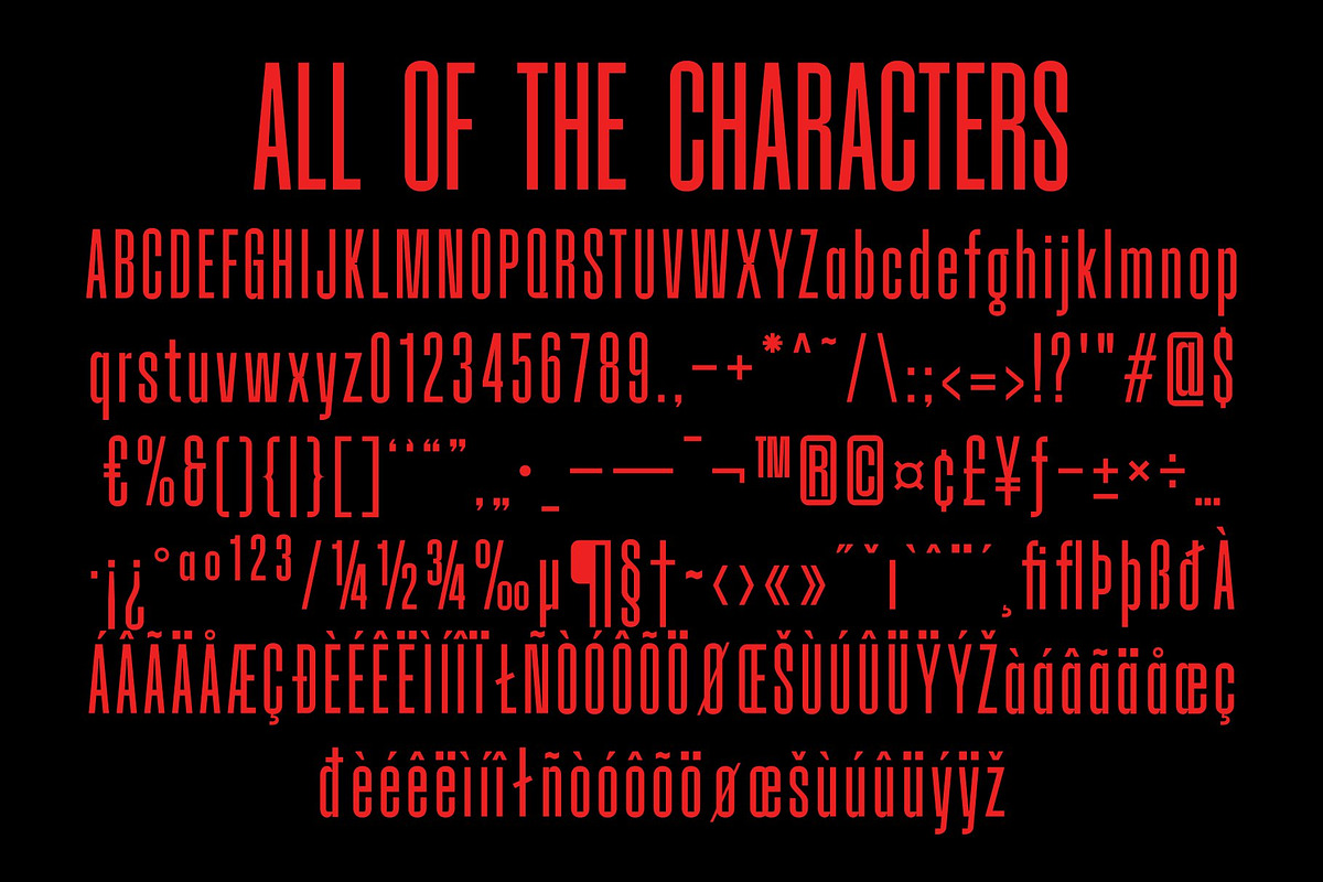 CS Balenda – Condensed Font, a Sans Serif Font by Craft Supply Co. (Photo 8 of 8)