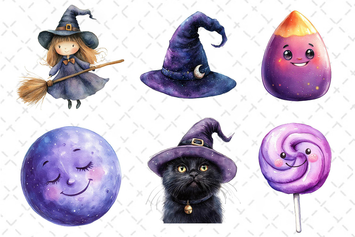 Happy Halloween Clipart PNG, an Illustration by Dream Creation (Photo 3 of 6)