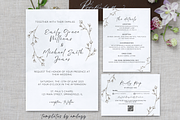 Minimal Wedding Invitation Suite, a Templates & Theme by Elegant_Studio44 (Thumbnail 4 of 4)