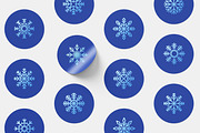 Winter snow flakes. Xmas icons set, an Object Illustration by Good Studio (Thumbnail 8 of 12)