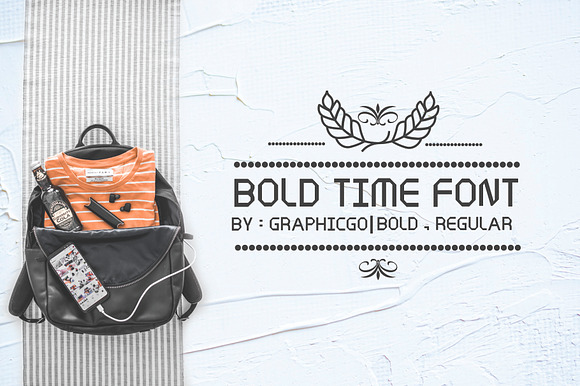Bold Time Font preview 4