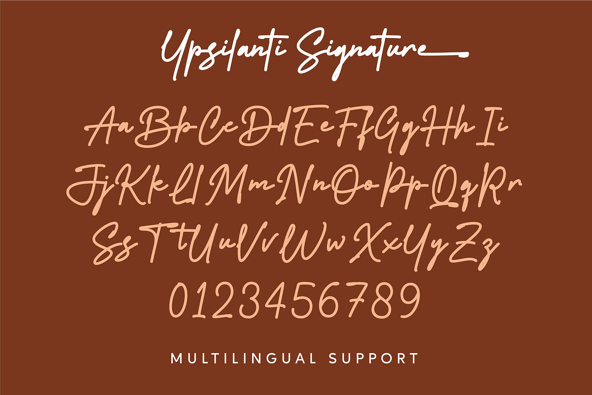 Ypsilanti Signature Font, a Script Font by Grezline Studio (Photo 8 of 9)