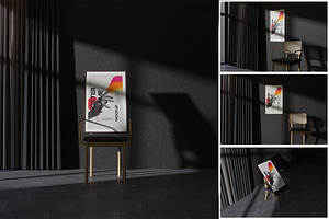 Poster Frame Mockup, an Advertising Mockup by MrLetters