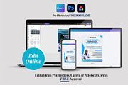 5 Doctor & Medicine Flyer Banners, a Social Media Template by PixelsDesign (Thumbnail 3 of 3)