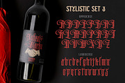 Wellfoge Blackletter Rough Font, a Blackletter Font by alit design (Thumbnail 6 of 20)