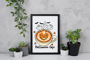 Halloween Cafe PNG, an Illustration by Daily.Designs (Thumbnail 4 of 5)