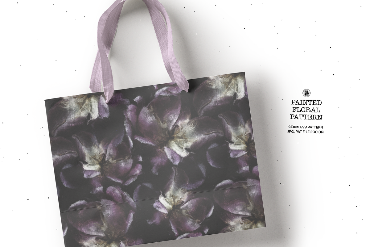 Dark Painted Floral Wallpaper, a Wallpaper Graphic by Webvilla Studio (Photo 4 of 7)