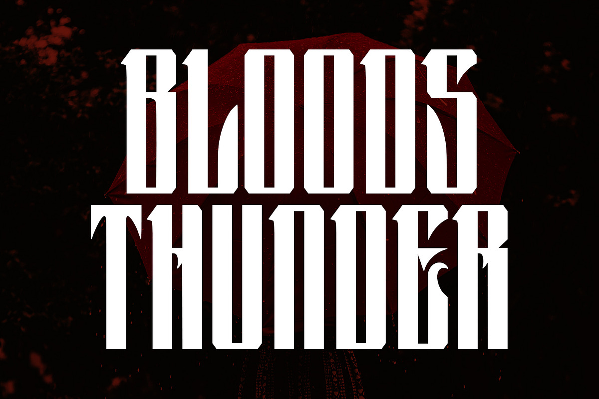 Theqiez Blackletter Display Font, a Blackletter Font by Maulana Creative (Photo 7 of 7)