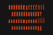 Georgopol – Condensed Retro Font, a Sans Serif Font by Artiveko (Thumbnail 7 of 8)