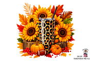 10 Leopard Print Tumbler PNG, a Graphic by Clipart Bloom (Thumbnail 3 of 11)