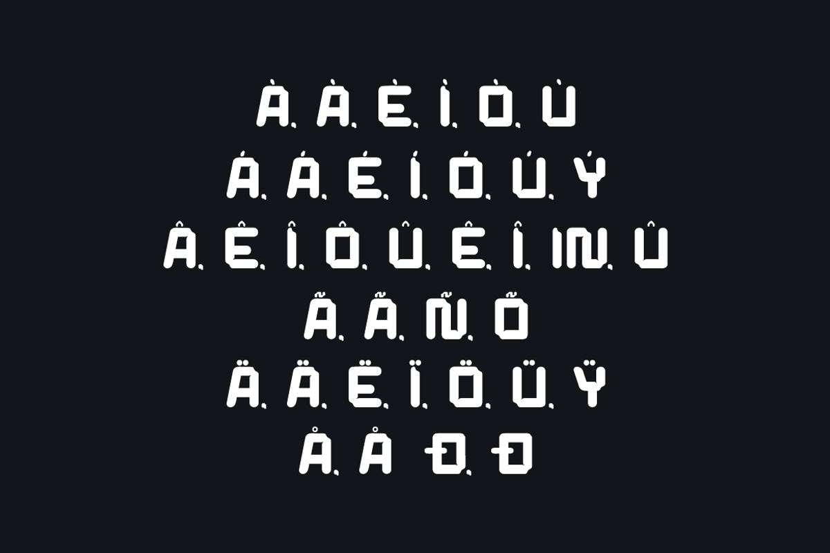 Enginx - Futuristic Font, a Sans Serif Font by QR Design Studio (Photo 4 of 9)