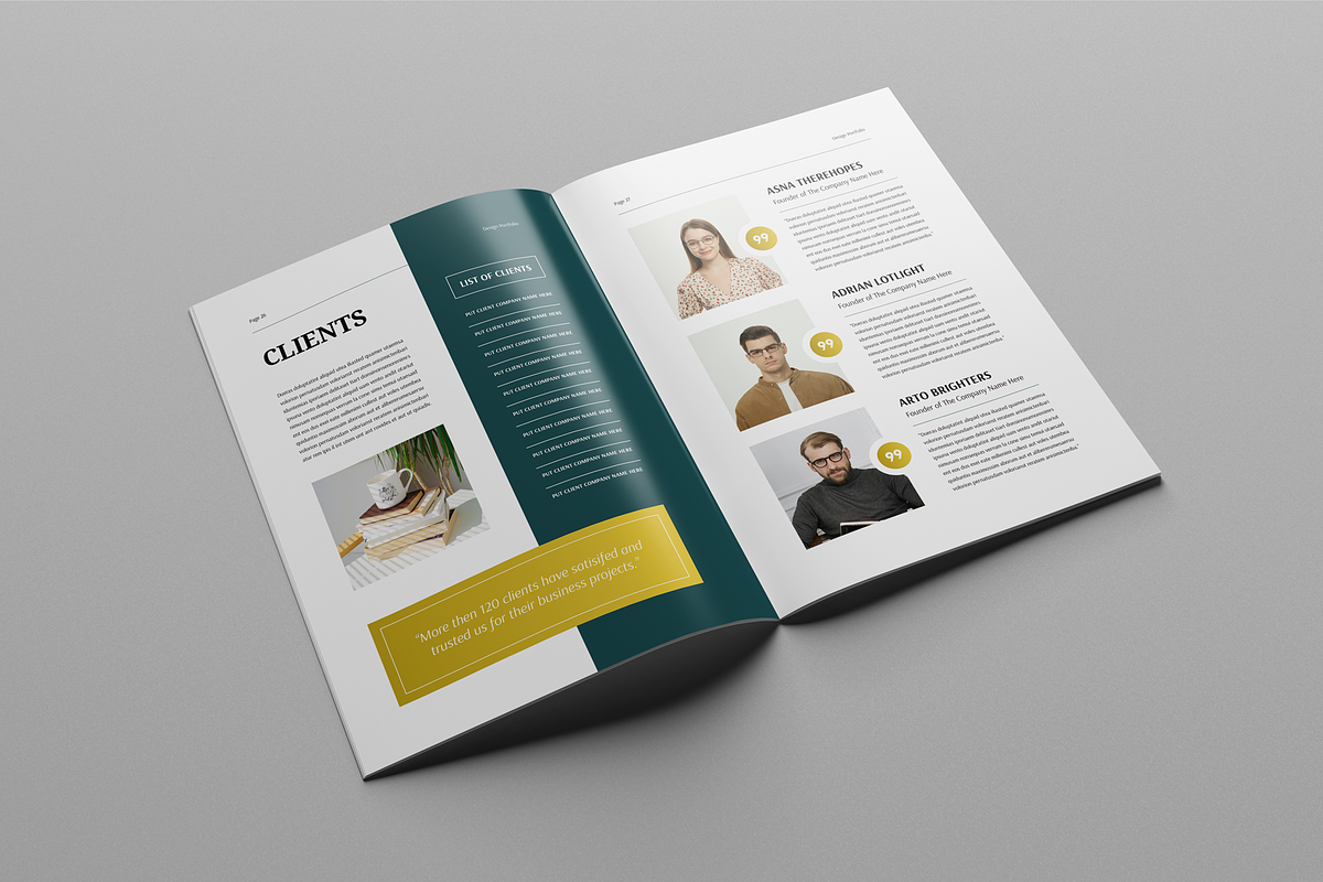 Design Portfolio Template, a Brochure Template by Leaflove (Photo 8 of 10)