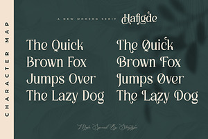 Hafigde A New Modern Serif