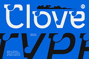 CS Clove – Display Font, a Sans Serif Font by Craft Supply Co. (Thumbnail 1 of 8)