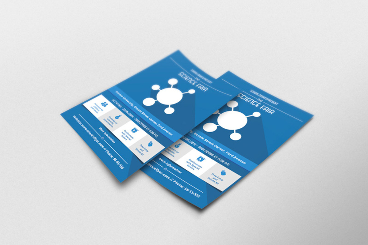 Flyer Science Fair, a Flyer Template by DesignsStore (Photo 2 of 2)