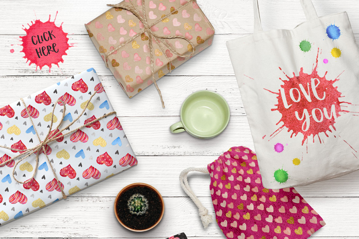 Valentine's Day Graphics Set, an Animal Illustration by Eva Katerina (Photo 6 of 6)