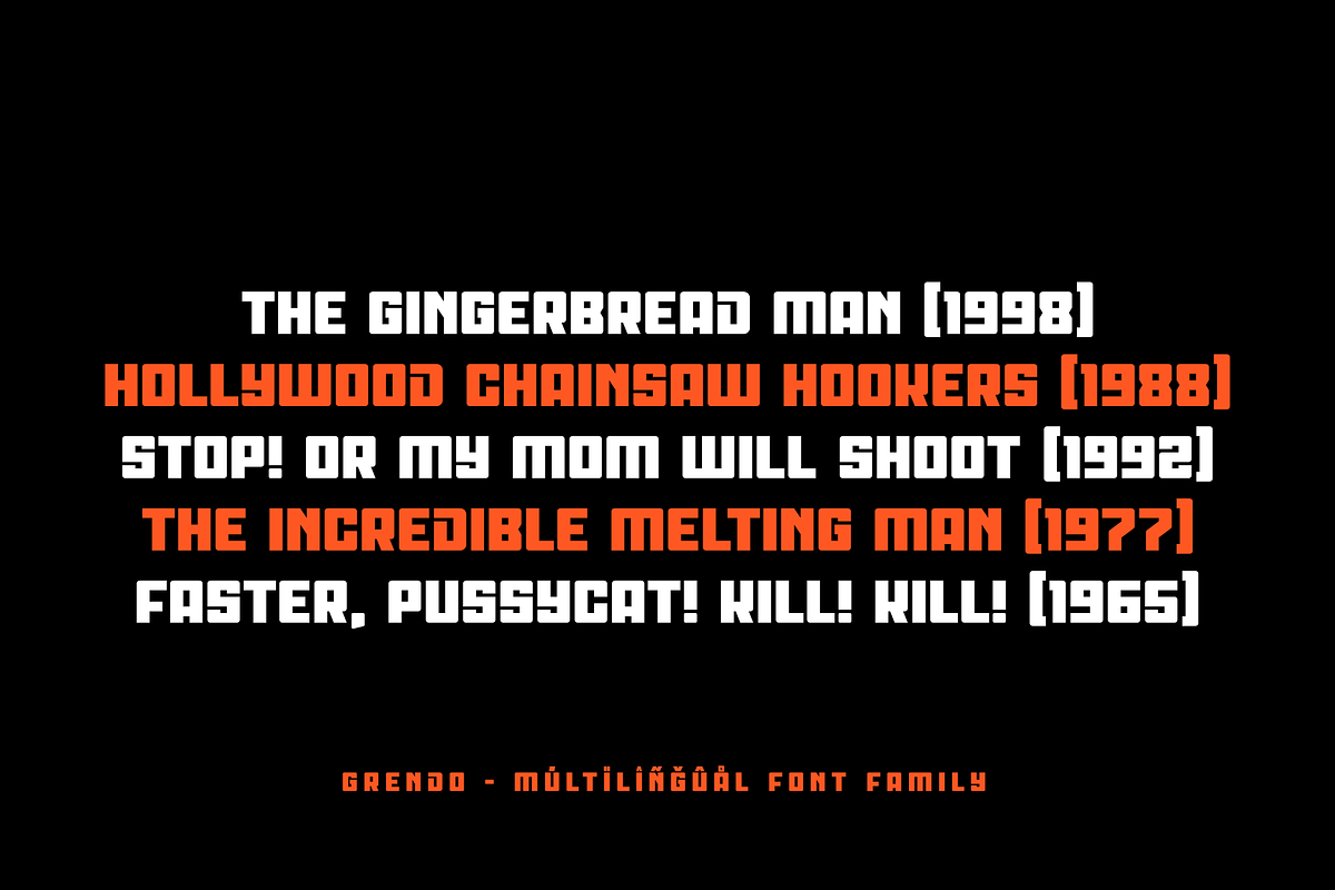 Grendo – A Bold Futuristic Typeface, a Sans Serif Font by alpercakici (Photo 20 of 20)