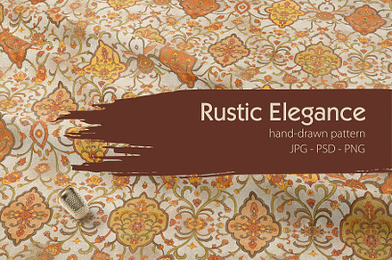 Rustic Elegance, a Pattern Graphic by Sonulkaster