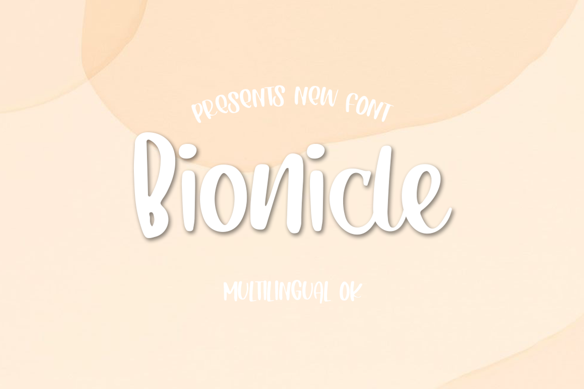 Bionicle, a Script Font by Alexander Tiunov