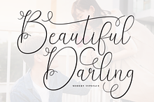 Beautiful Darling | Script Font