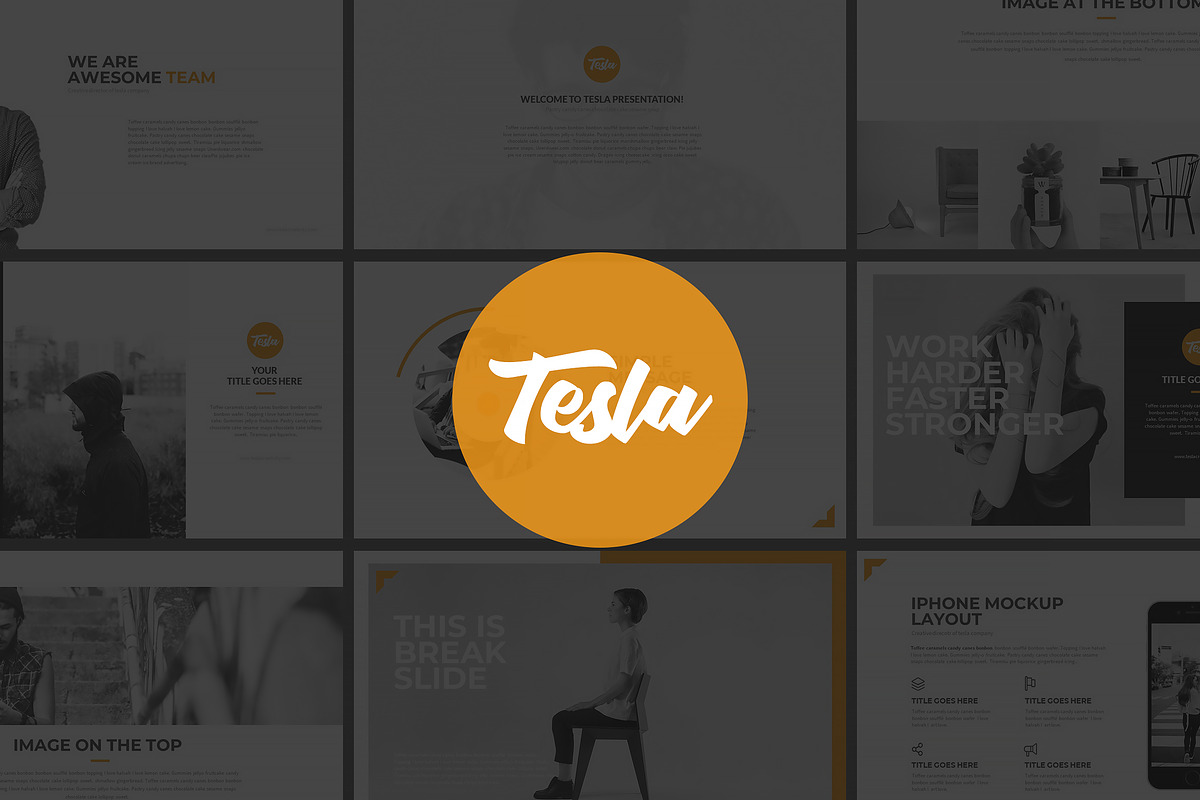 Tesla Google Slides Template, a Presentation Template by kylyman