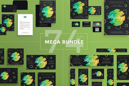 Mega Bundle | Fashion Agency, a Poster Template by Amber Graphics