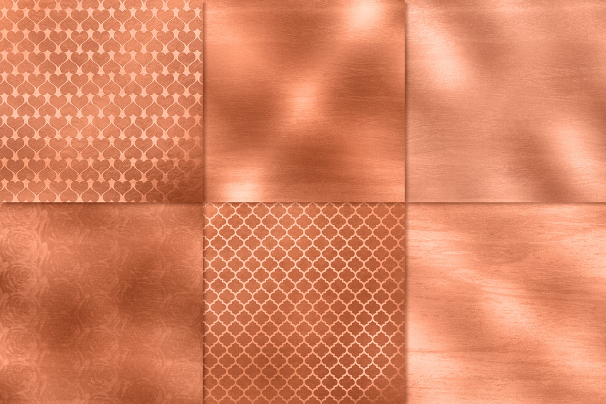 240+ Rose Gold Foil Texture Pack, a Texture Graphic by Paper Element (Photo 15 of 19)