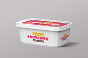 Plastic Food Container Mockups, a Cups & Container Mockup by Graphicsfuel (Thumbnail 2 of 6)
