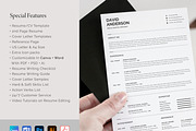 Word & Canva Resume Template, a Resume Template by CreativeZoom (Thumbnail 6 of 8)