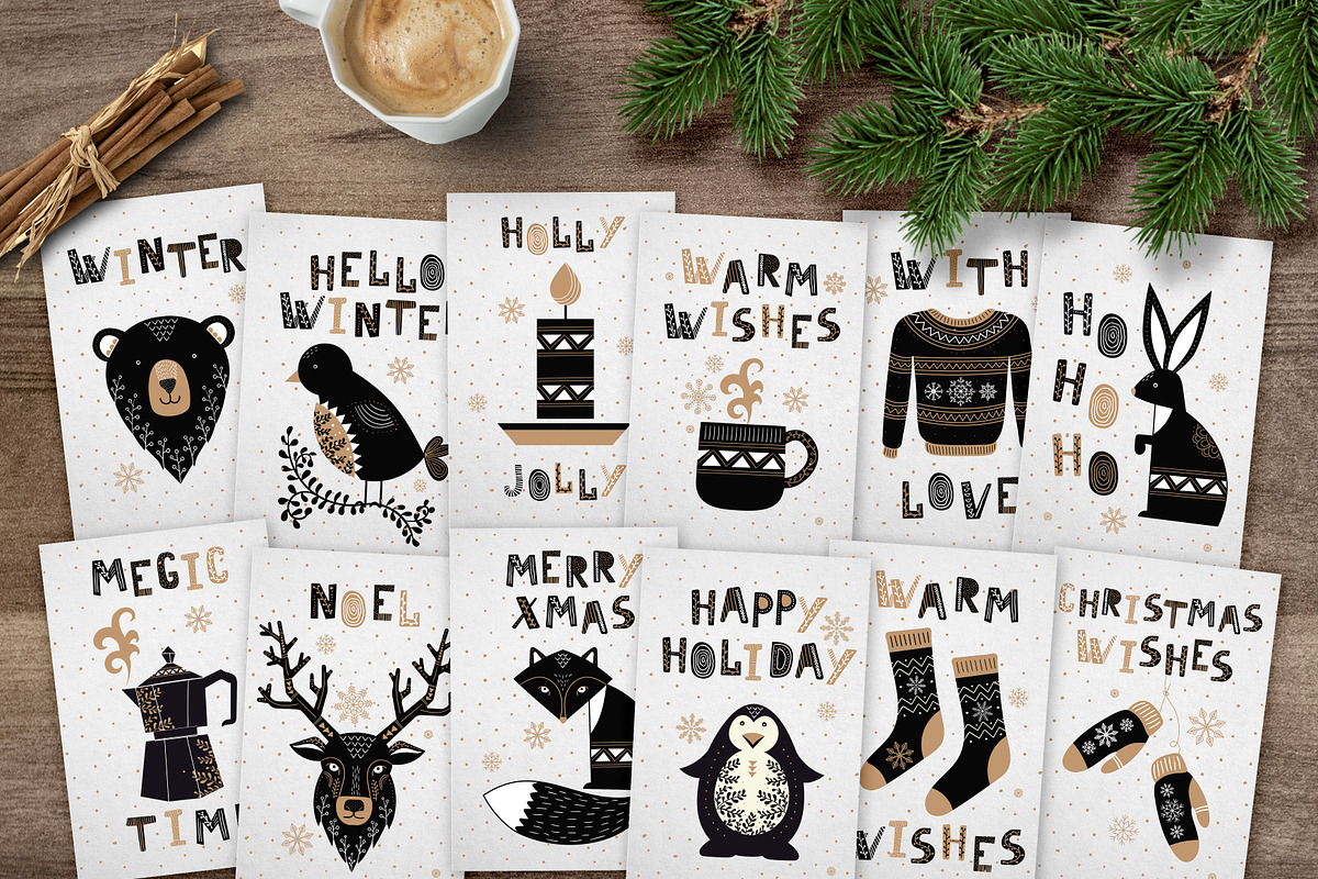 Christmas big pack, a Background Graphic by kuchuk_design (Photo 2 of 5)