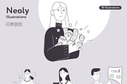 Neoly Finance Illustrations, a Finance Illustration by Welovegraphics (Thumbnail 7 of 8)