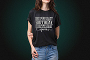 T Shirt Design For Birthday Queen, a Graphic by Vector Portal (Thumbnail 4 of 5)